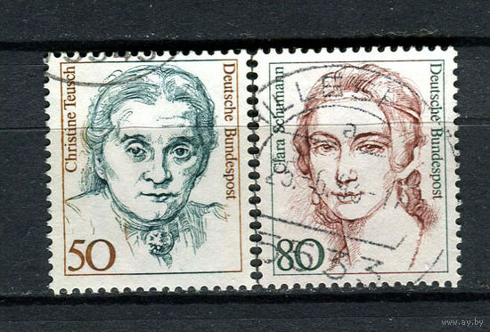 ФРГ - 1986 - Стандарты. Известные женщины - [Mi. 1304-1305] - полная серия - 2 марки. Гашеные.  (LOT M46)