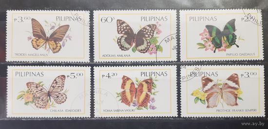 Филиппины. 1984 год. Фауна. Бабочки (1373)
