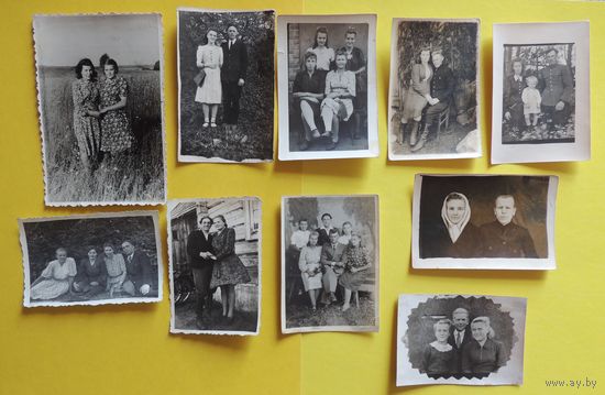 Фото "Этнография", Поставщина, 1950-е гг., 10 шт., 8*6 см.