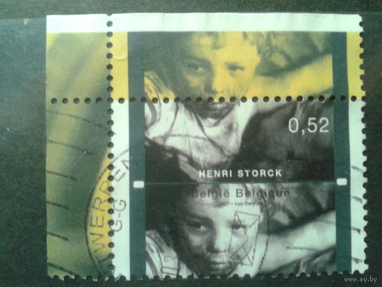 Бельгия 2007 Кадры из фильма, марка из блока