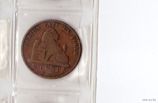 2 сантима 1876 Бельгия (BELGES). Возможен обмен