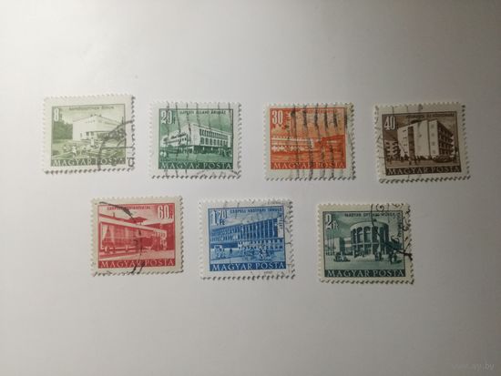 Венгрия 1953. Здания. Архитектура.