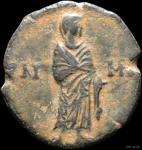 Фоллис, Посмертная монета в честь Константина I, Римская Империя, С 1 Рубля! Смотрите другие лоты!