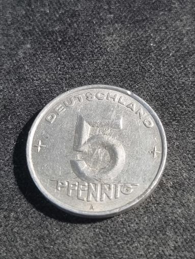 ГДР 5 пфеннигов 1952