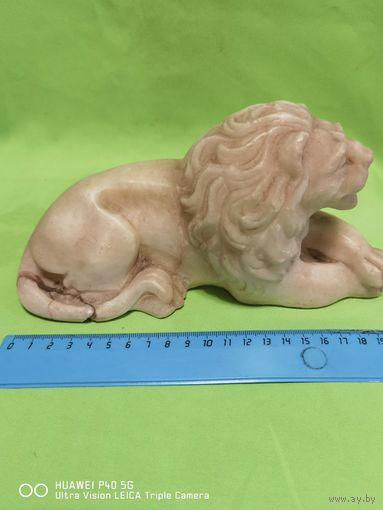 Мраморная статуэтка Лев СССР самая привлекательная цена трёхдневный аукцион