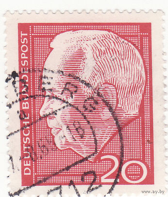 Д-р х. к. Генрих Любке (1894-1972), 2nd Федеральный президент 1964 год