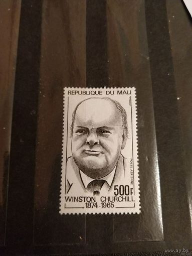 1974 Мали Ивер 212 Уинстон Черчилль чистая клей MNH** авиапочта выпускалась одиночкой (5-6)