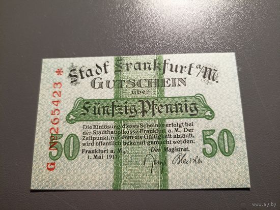 Германия 50 пфенингов 1917г (5)
