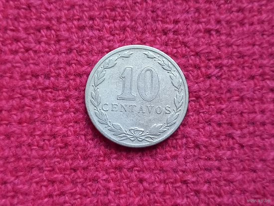 Аргентина 10 сентавос 1937 г.