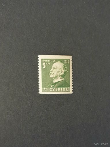 Оскар Монтелиус Археолог Ученый Историк Швеция 1943 Mi 302