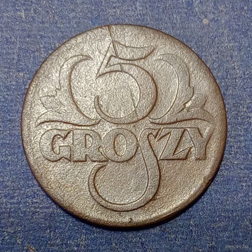 Польша 5 грошей 1923 #4
