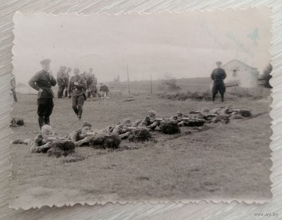Фото 8,5х11см.  "СА. Советская армия. На огневом рубеже". 1958г.