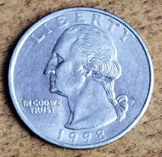 США 25 центов 1998 P