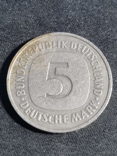Германия  5 марок 1980 G