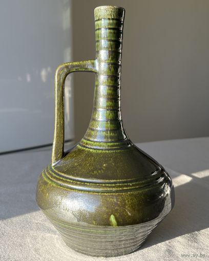 Ваза кувшин керамика ГДР винтаж 22 х 14см