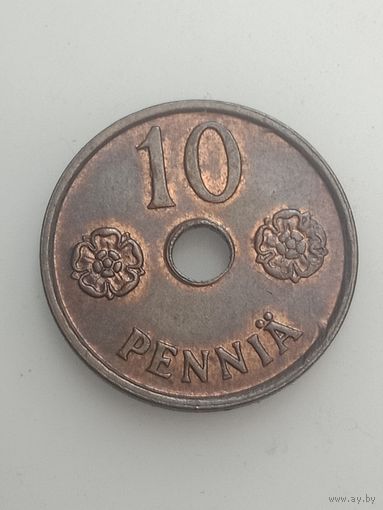 Финляндия 10 пенни 1942  года .