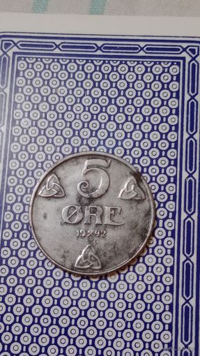 Норвегия 5 эре 1942