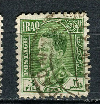 Ирак - 1934/1938 - Король Гази I 3F - [Mi.81] - 1 марка. Гашеная.  (LOT Dh25)