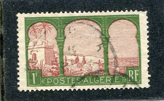 Французский Алжир. Вид на бухту Алжира. 1фр