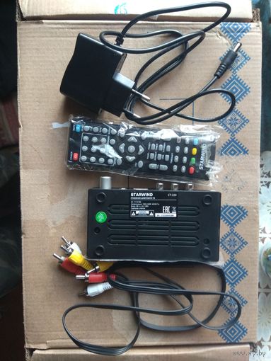 НОВЫЙ Цифровой Ресирвер DVB-T2 SmartWind CT-220 КОМПЛЕКТ + АНТЕННА