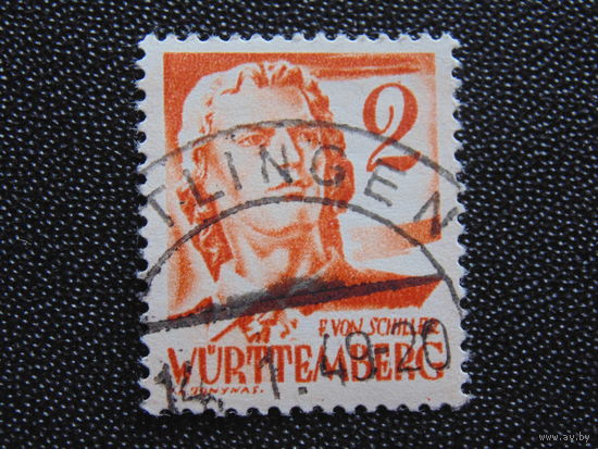 Вюртемберг. Германия. Французская оккупационная зона. 1945-1949 гг.