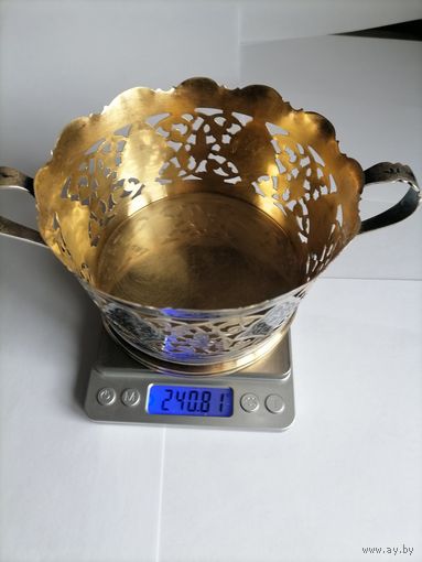 Конфетница 875пр. Серебро.