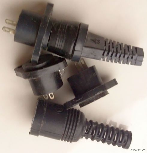 Разъем колонок СССР ("точка-тире", DIN 41529, ОНЦ-ВН-1-2/16)