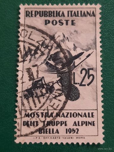 Италия 1952. Mostra Nazionale dekle Truppe Alpine Biella