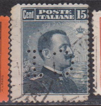 Король Виктор Эммануил III Известные люди личности Италия 1911 год лот 6 С ПЕРФИНОМ