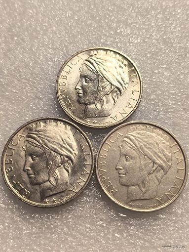 Италия, 100 лир 1993(L), 94, 96 г.г. Одним лотом