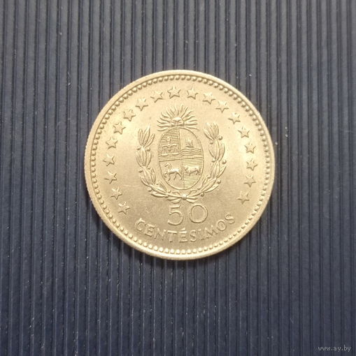 Уругвай 50 чентесимос 1960 год Хосе Артигас