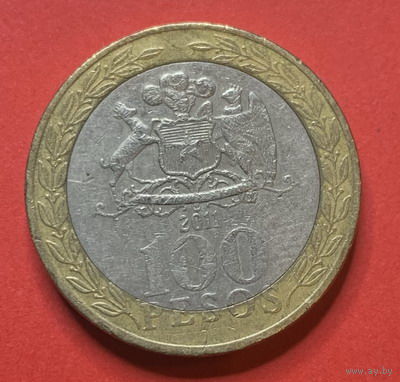Чили 100 пенсов 2011г.