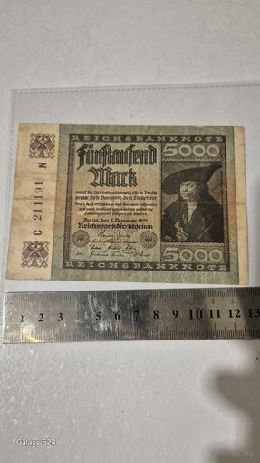 Банкнота Германии 1922 г.