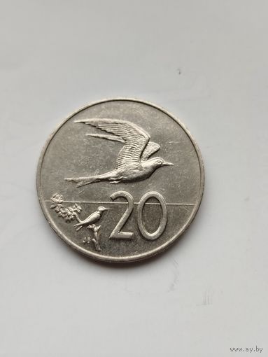 20 центов острова кука. Большая.