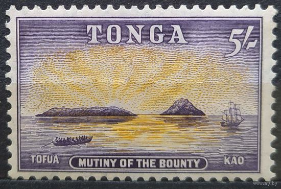 Британские колонии. Тонга 1953 г. SG112 MVLH