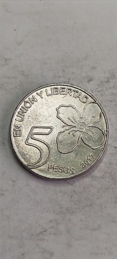 Аргентина 5 песос 2017