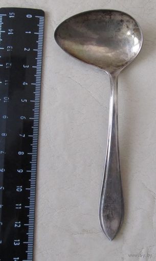 Все лоты с рубля.Ложка,половник для соуса,Sola,серебрение,Нидерланды,20-30-е г.г.
