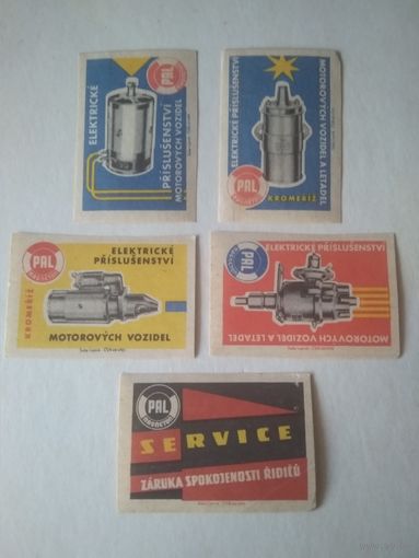 Спичечные этикетки ЧССР. 1963 год