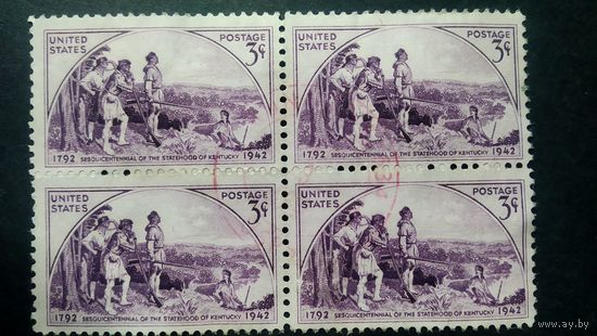 США\534С\ 1942. 150 летие штата Кентукки