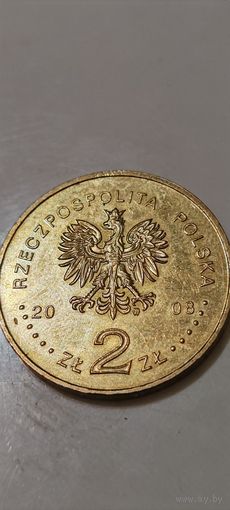 Польша 2 злотых 2008