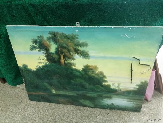 Живопись маслом на холсте, в реставрацию