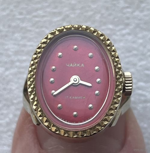 Часы-перстень ЧАЙКА. Рабочие.