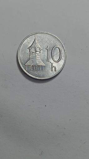 Словакия 10 геллеров 1999 года .