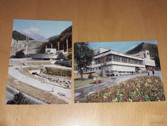 Календарики 1977 АЛМА-АТА Гостиница "Медео", Спортивный комплекс. 2 шт. одним лотом