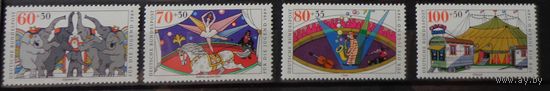 Германия, ФРГ 1989г. Mi.1411-1414 MNH** полная серия