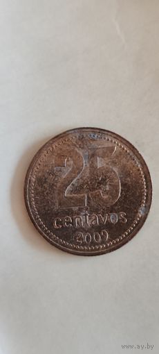 Аргентина 25 сентавос 2009