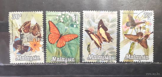 Малайзия. 1970 год. Фауна. Бабочки (1374)