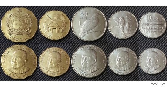 Самоа набор 5 монет 2011 UNC