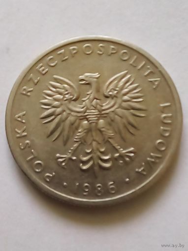 Польша 20 злотых 1986 г.