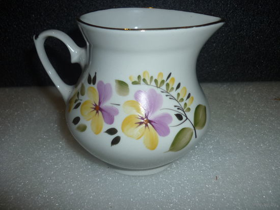 Сливочник. МФЗ. СССР. Ручная Роспись